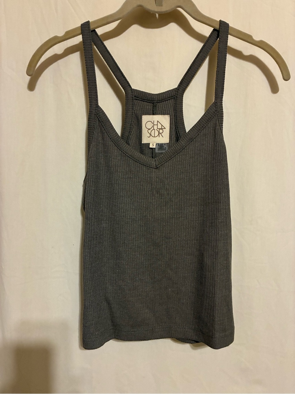 Chaser Ribbed Strappy Racerback Tank Top - Picture 2 of 9